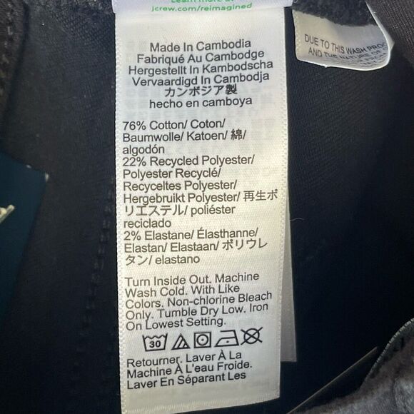 J. CREW Essential Straight Jean All-day Stretch Size 28 Black NEW Casual BT022 - Picture 6 of 14